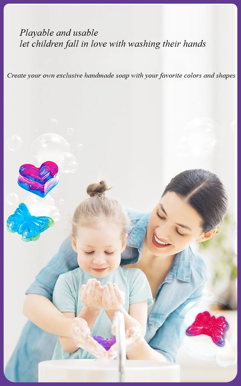 Children Magic Science Experiment Kit Handmade DIY Soap STEAM Educational Teaching Aids Primary School Student Toys Kids Gift