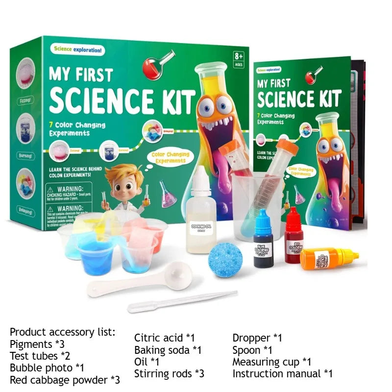 Children Magic Science Experiment Kit Handmade DIY Soap STEAM Educational Teaching Aids Primary School Student Toys Kids Gift